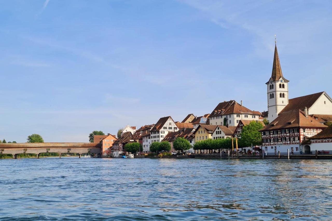 Ferienwohnung Rheinblick In Buesingen -Keine Monteure- Busingen Exteriör bild